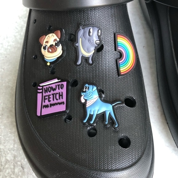 Skechers Womens Foamies Clog Pup Celebration Black Size 8 - Picture 8 of 13